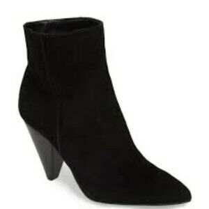 TREASURE & BOND Scope Black Suede Ankle Women Boots Size 6